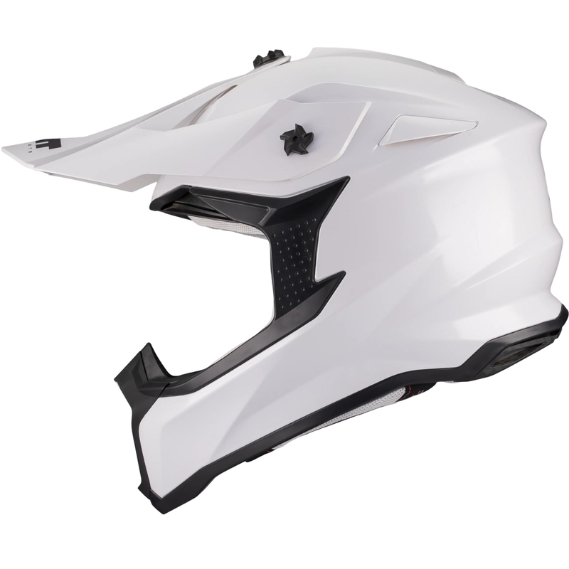 Motocross-Helm MT Falcon S Pure A0 weiß