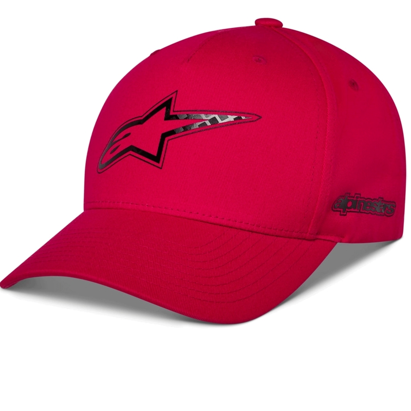 Alpinestars Carbonfaser-Kappe rot
