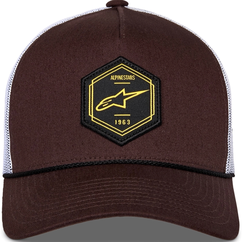 Alpinestars Hexeon Trucker Cap braun-weiß