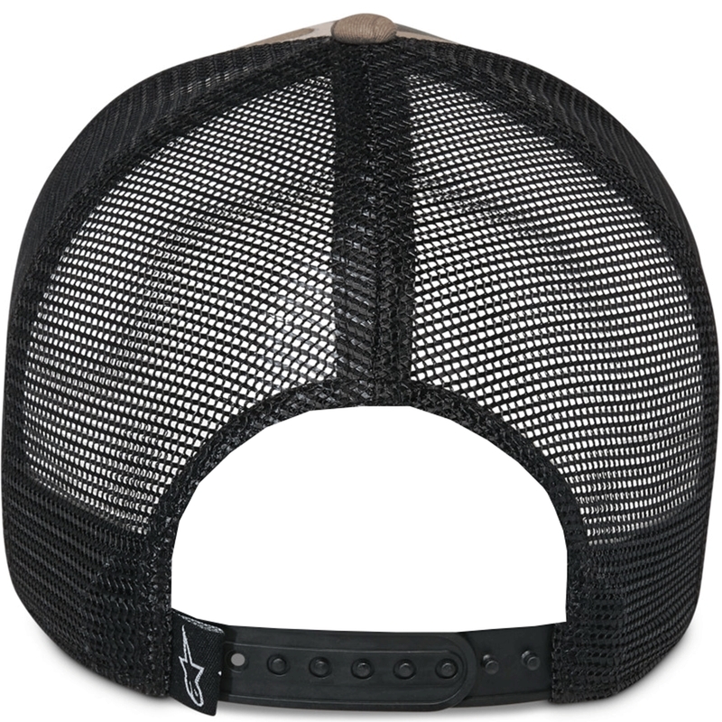 Alpinestars Oblique Camo Trucker Cap grün-camo-schwarz