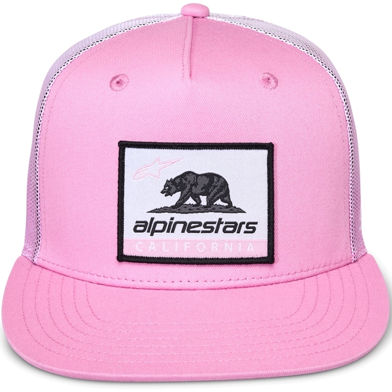 Alpinestars Cali Gradient Trucker Cap pink-weiß