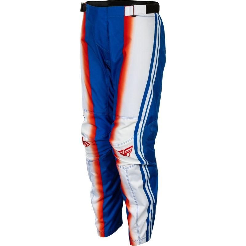 Kinder-Motocrosshose FLY Racing F-16 Raze rot-weiß-blau
