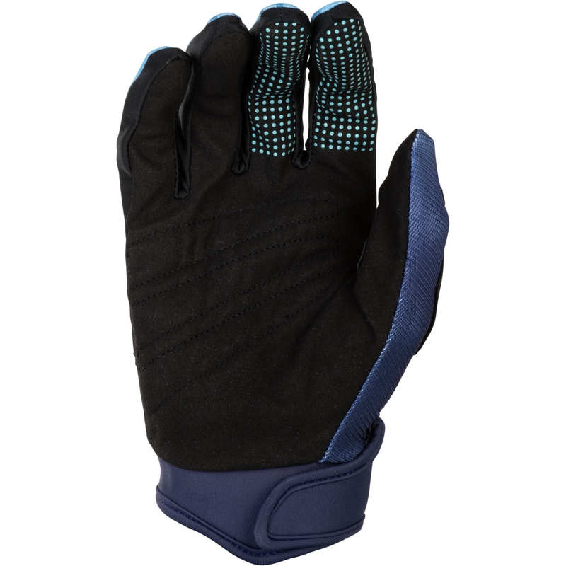 Kinder-Motocrosshandschuhe FLY Racing F-16 Lift blau-blau-weiß