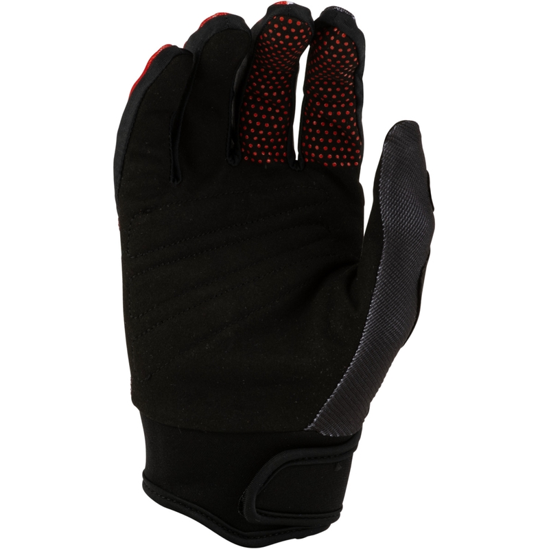 Kinder-Motocrosshandschuhe FLY Racing F-16 Raze schwarz-rot-weiß