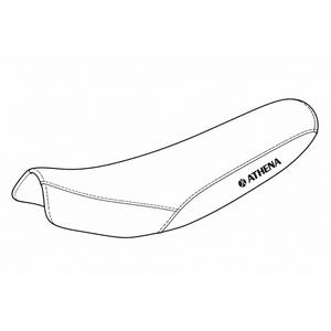 Seat cover ATHENA WAVE schwarz