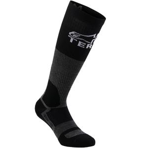 Alpinestars AT 8 Merino-Socken grau-schwarz