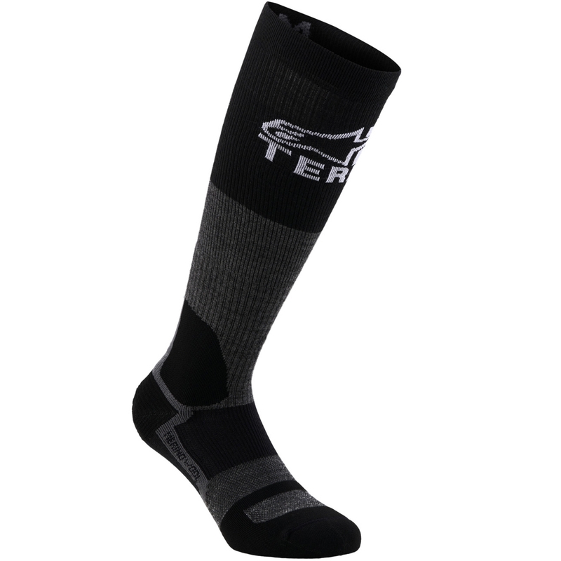 Alpinestars AT 8 Merino-Socken grau-schwarz