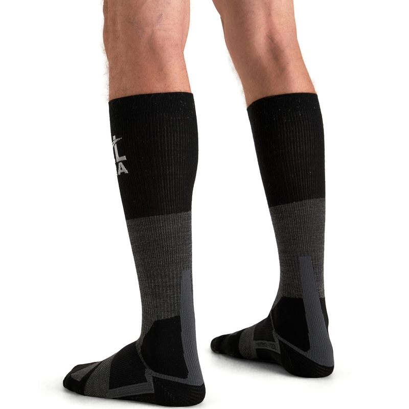 Alpinestars AT 8 Merino-Socken grau-schwarz