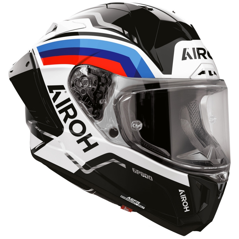 Airoh GP 800 Lane Integralhelm für Motorräder, schwarz