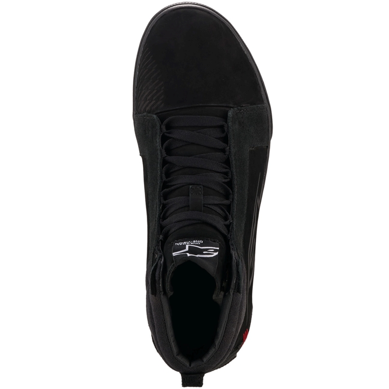 Alpinestars Ride-63 Motorradstiefel aus Leder, Schwarz-Rot
