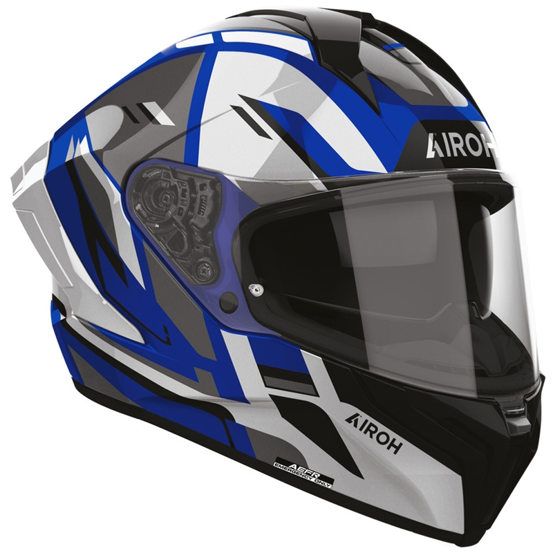 Airoh Matryx Sentry Integralhelm für Motorräder, blau