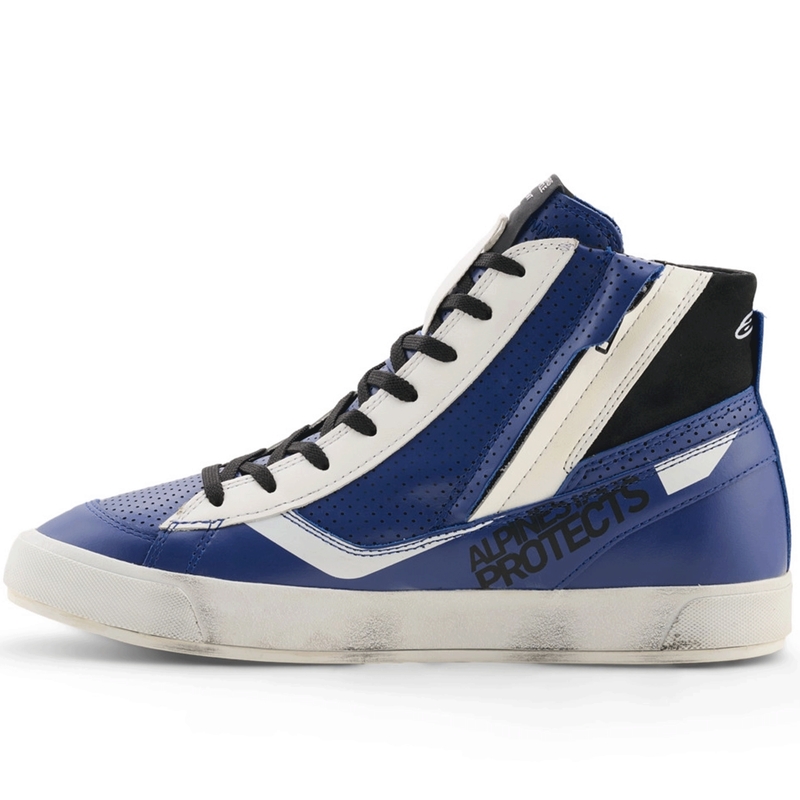 Alpinestars Stated Flair Motorradstiefel blau-weiß-schwarz