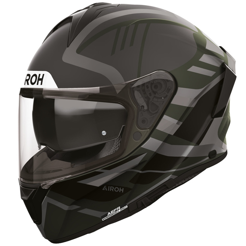 Airoh Spark 2 Luma Integralhelm für Motorräder, mattgrün