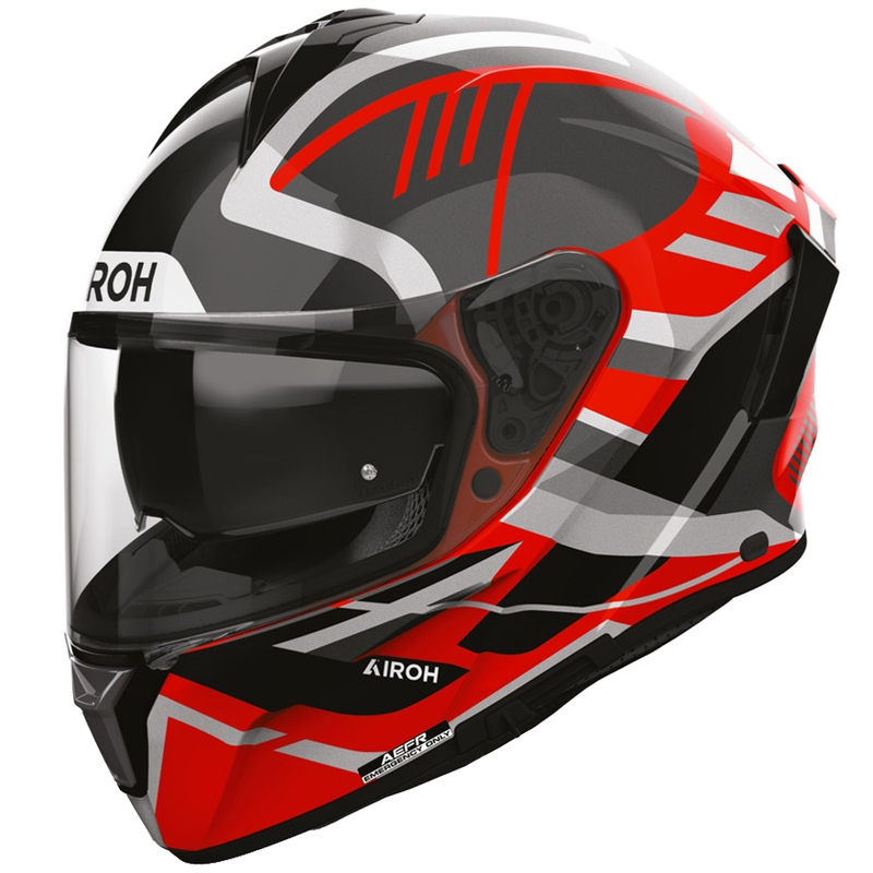 Airoh Spark 2 Luma Integralhelm für Motorräder, rot