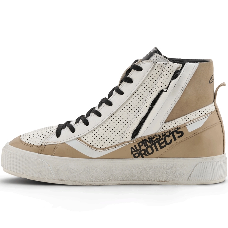 Alpinestars Stella Stated Flair Damen-Motorradstiefel, grau-weiß