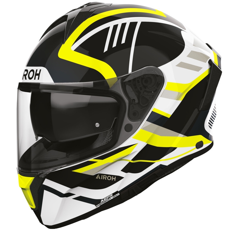 Airoh Spark 2 Luma Integralhelm für Motorräder, Gelb
