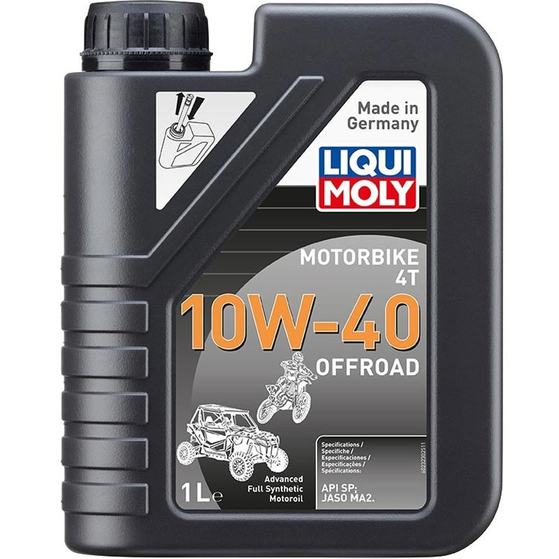 Synthetisches Motoröl Liqui Moly Motorrad 4T 10W40 Offroad 1 l