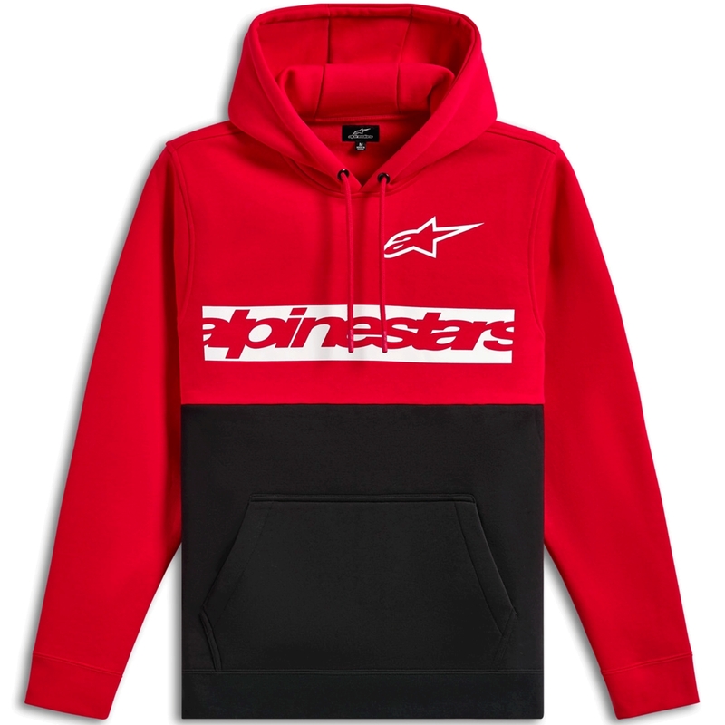 Alpinestars Parallel Hoodie rot-schwarz