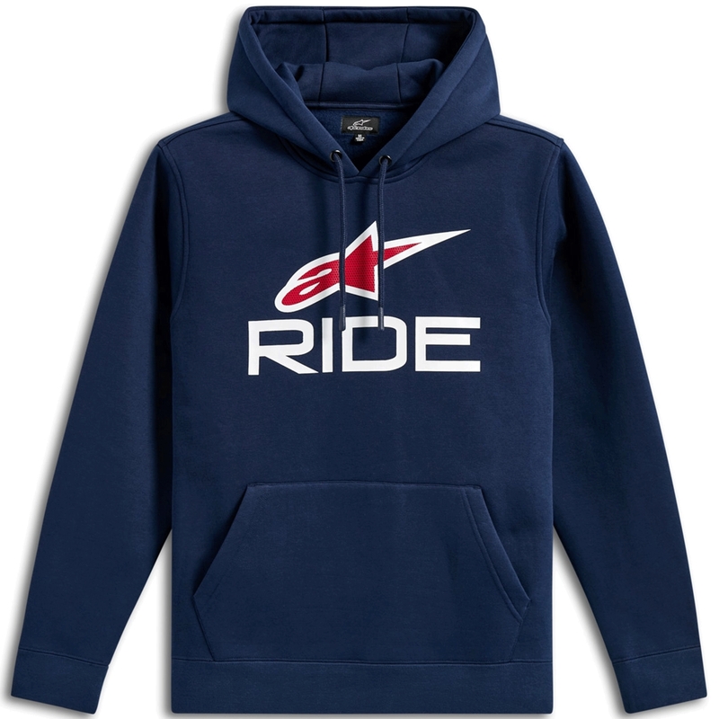 Alpinestars Ride Hoodie 3 blau-weiß-rot
