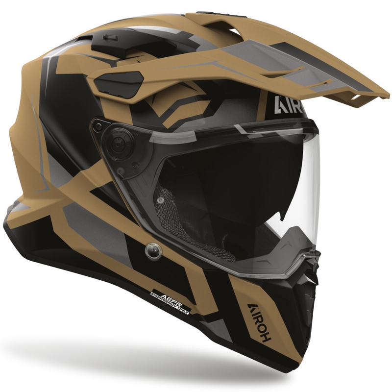 Airoh Commander 2 Polar Enduro Motorradhelm, Matt Sand