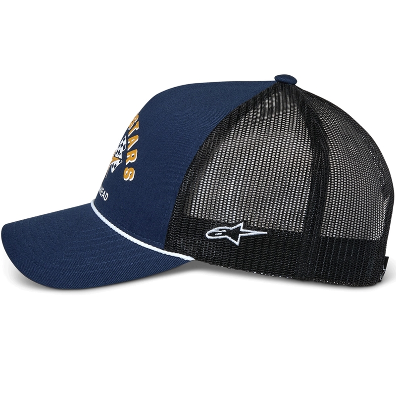 Alpinestars Finisher Trucker Cap blau-schwarz