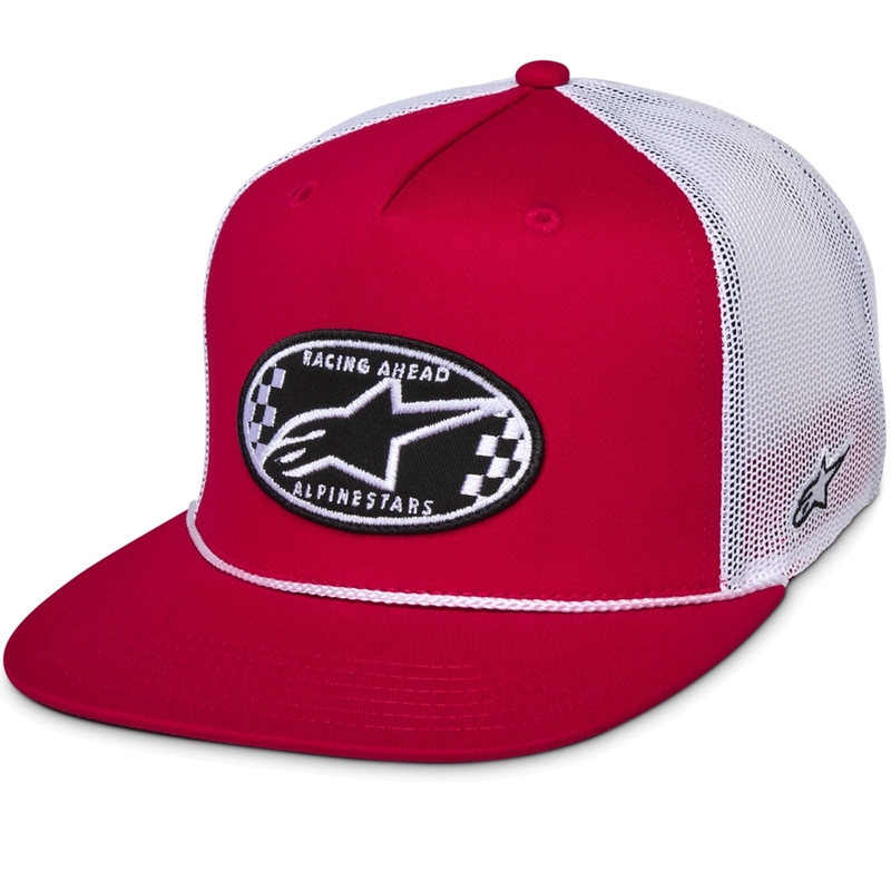 Alpinestars Contender Trucker Cap rot-weiß