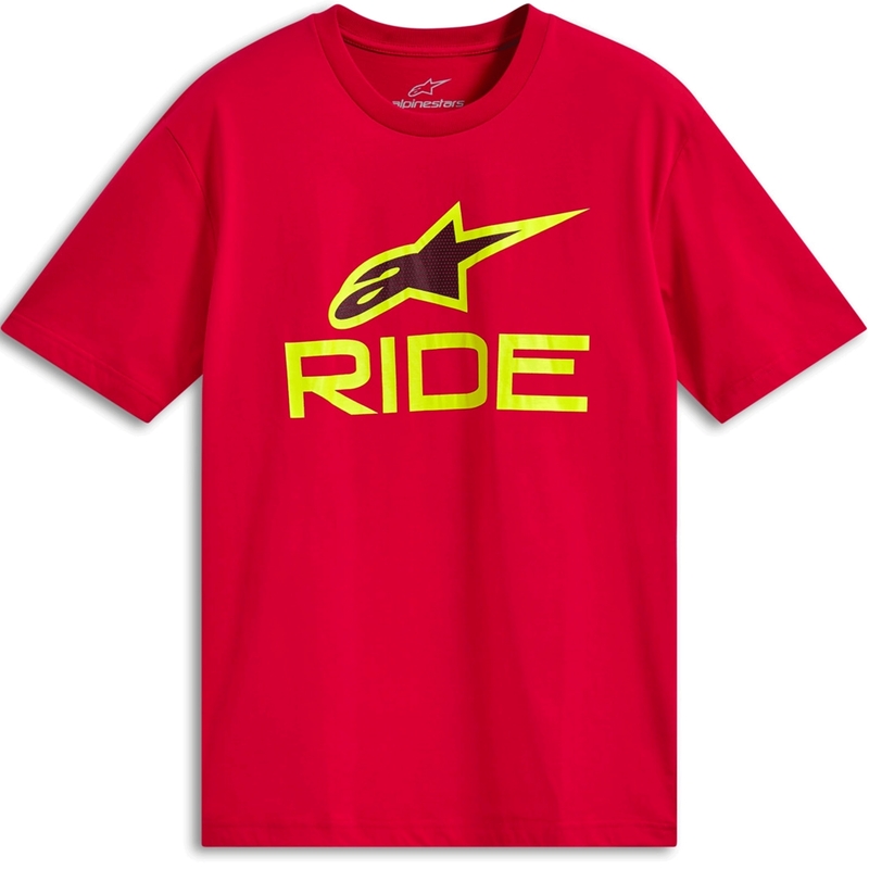 Alpinestars Ride 4.0 CSF T-Shirt rot-fluoreszierend gelb-schwarz