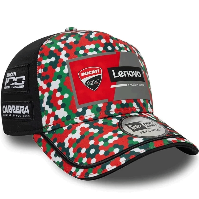 Ducati New Era Lenovo Mugello Kappe schwarz-rot-mehrfarbig