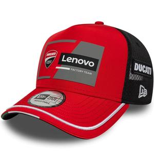 Ducati New Era Lenovo Kappe schwarz-rot