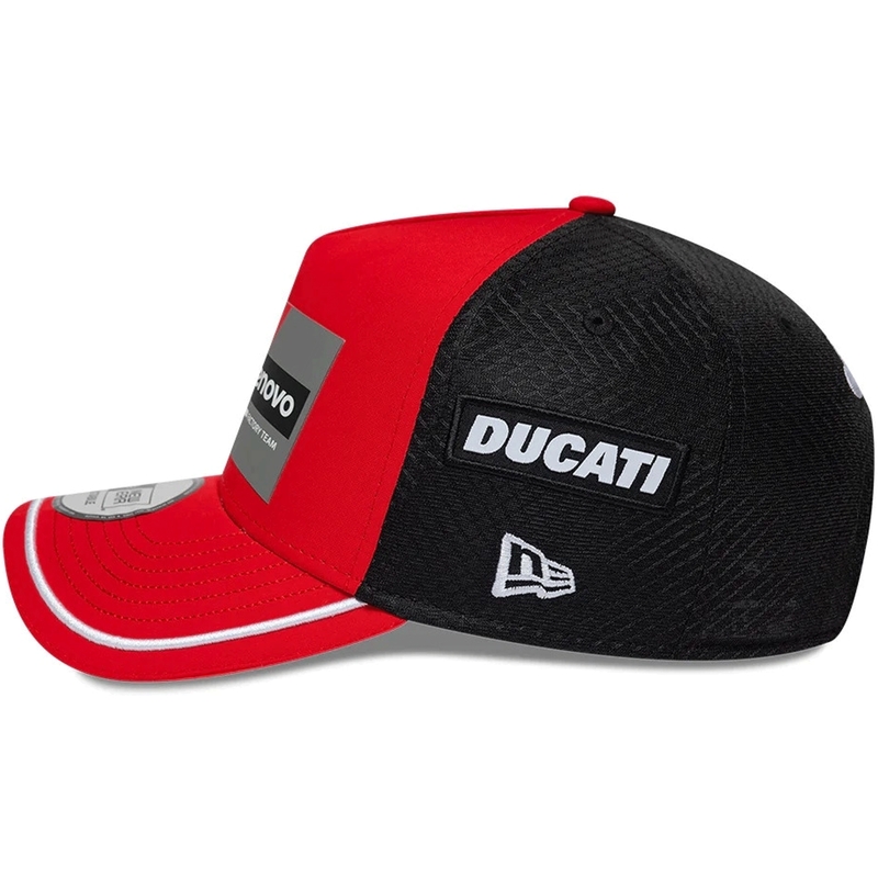 Ducati New Era Lenovo Kappe schwarz-rot