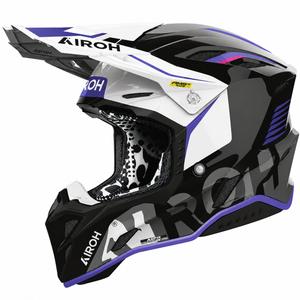 Airoh Aviator Factory Blame Motocross-Helm, schwarz