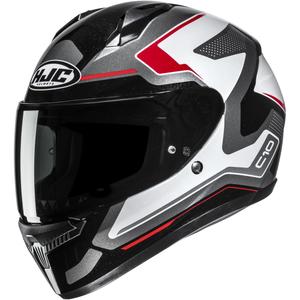 Integralhelm HJC C10 Cric MC1 schwarz-weiß-rot