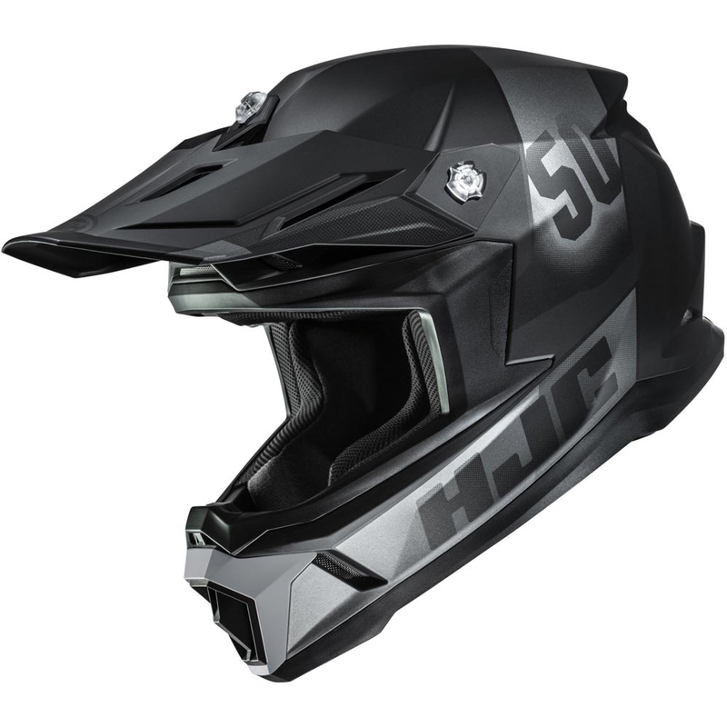 HJC C50 Dash MC5SF Motocross-Helm schwarz-grau