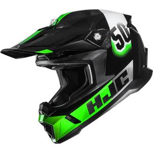 HJC C50 Dash MC4 Motocross-Helm schwarz-grün-weiß