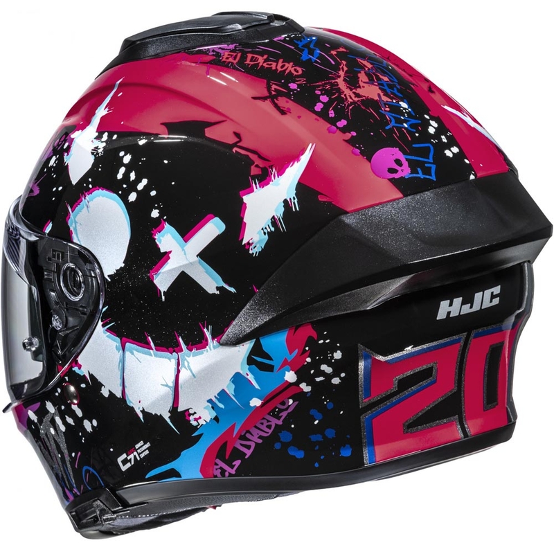 Integralhelm HJC C71 FQ20 MC8 schwarz-pink