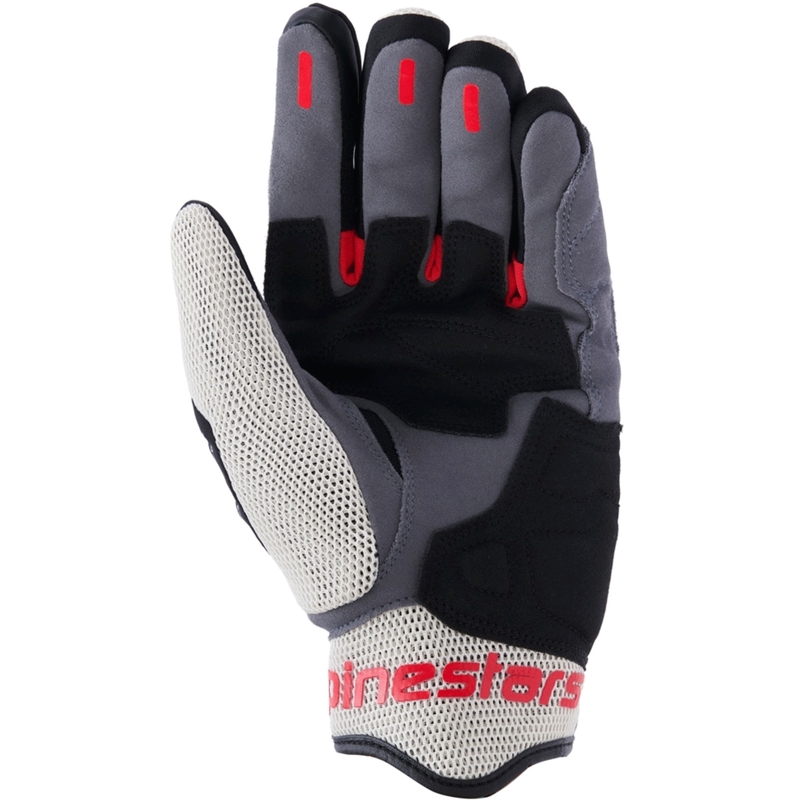Alpinestars Mogress Airflow Motorradhandschuhe schwarz-creme-rot