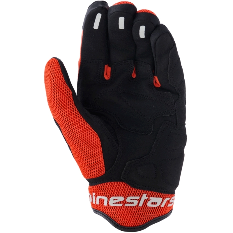 Alpinestars Mogress Airflow Motorradhandschuhe schwarz-rot-orange