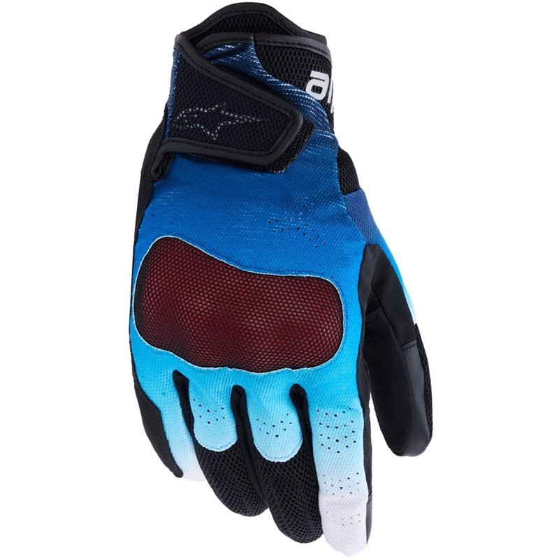 Alpinestars Mogress Airflow Motorradhandschuhe blau-schwarz-weiß