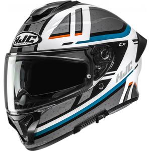 HJC C71 Novah MC27 Integralhelm für Motorräder, grau-weiß-blau