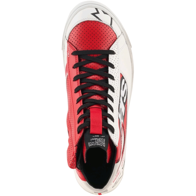 Alpinestars Stated Flair Motorradstiefel weiß-rot
