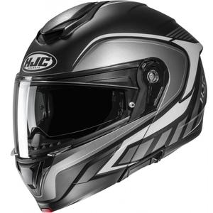 Klappbarer Motorradhelm HJC C92 Ragna MC5SF schwarz-grau-weiß