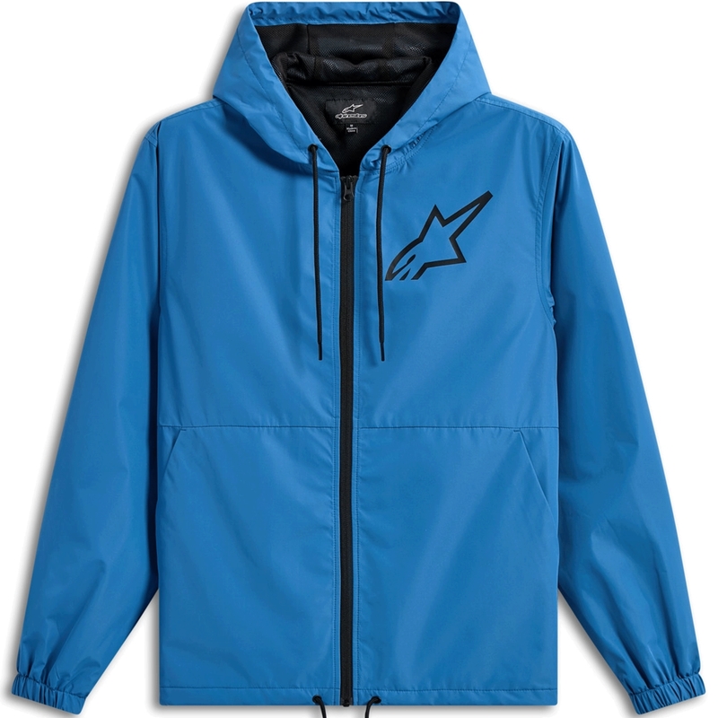 Alpinestars Speeder Chrom Windbreaker Jacke blau-schwarz