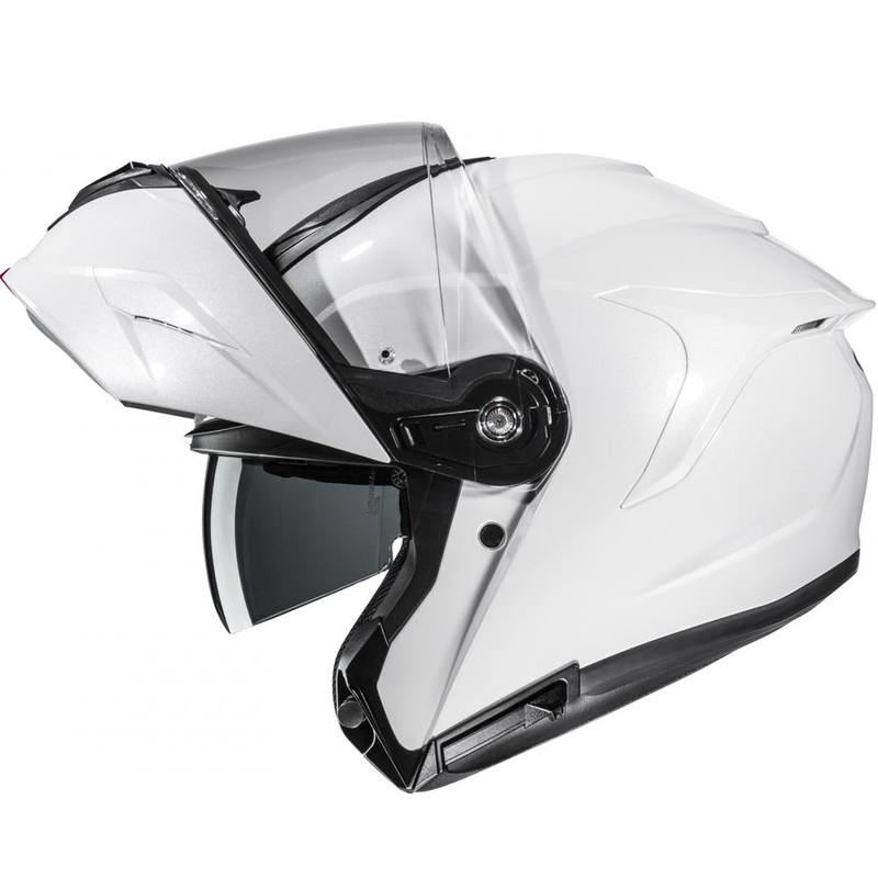 Klappbarer Motorradhelm HJC C92, Perlweiß