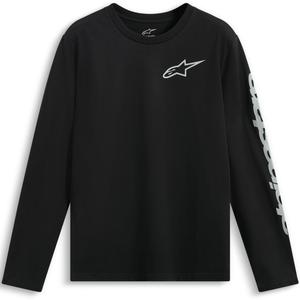 Alpinestars Trackside CSF Langarm-T-Shirt Schwarz-Weiß