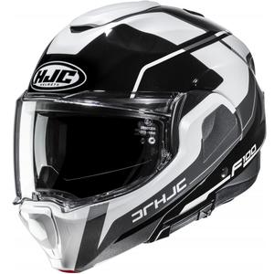 Klapphelm HJC F100 Astra MC5 schwarz-weiß-grau