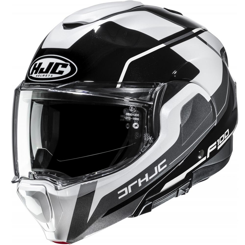 Klapphelm HJC F100 Astra MC5 schwarz-weiß-grau