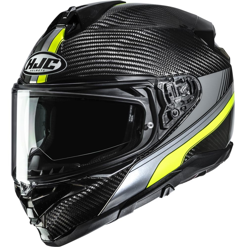 Integralhelm HJC F72 Carbon Eos MC3H schwarz-fluoreszierend gelb