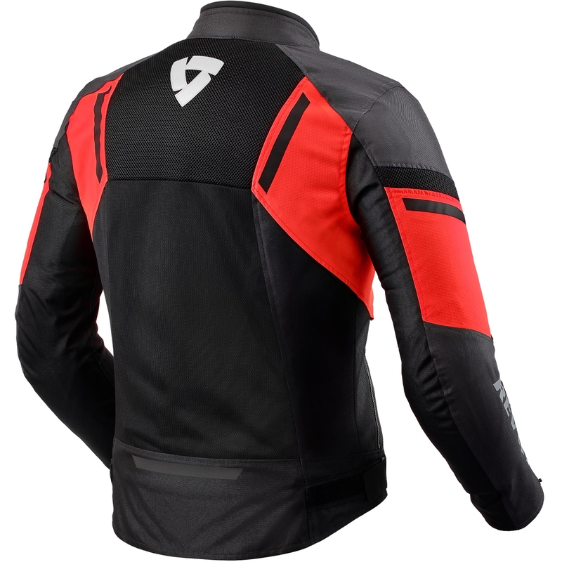 Revit GT-R Air 3 schwarz-fluorrote Motorradjacke