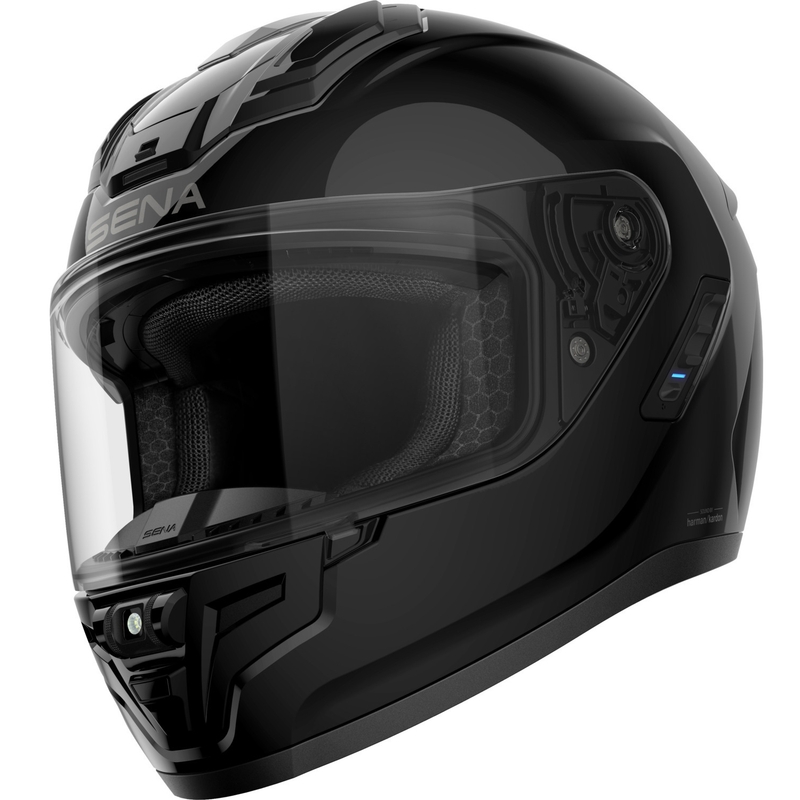 SENA Phantom Integralhelm mit Gegensprechanlage, schwarz