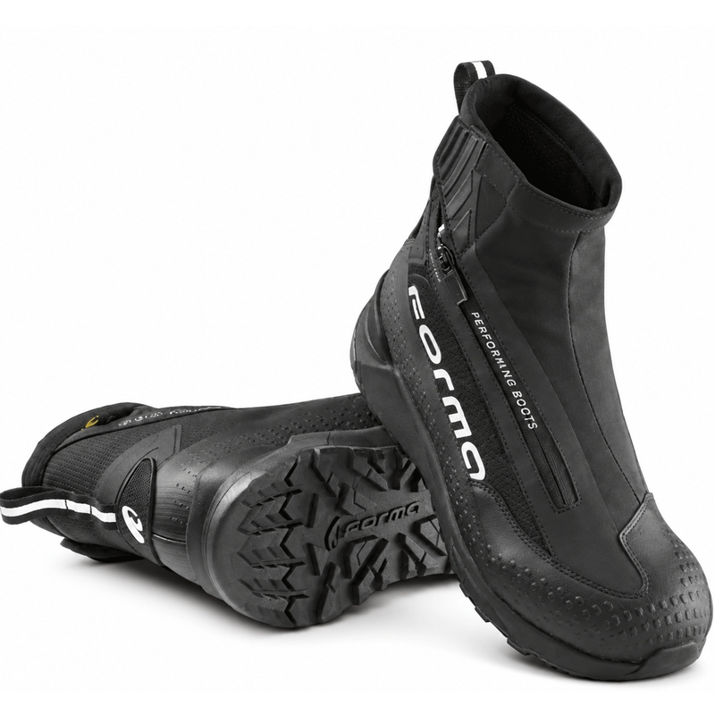 Forma Speed X Dry Motorradstiefel Schwarz-Schwarz